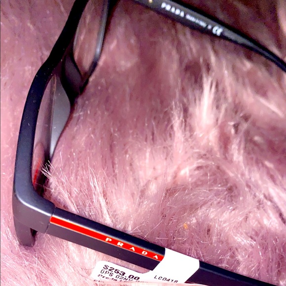 Black Prada eyeglasses frame - Picture 3 of 5